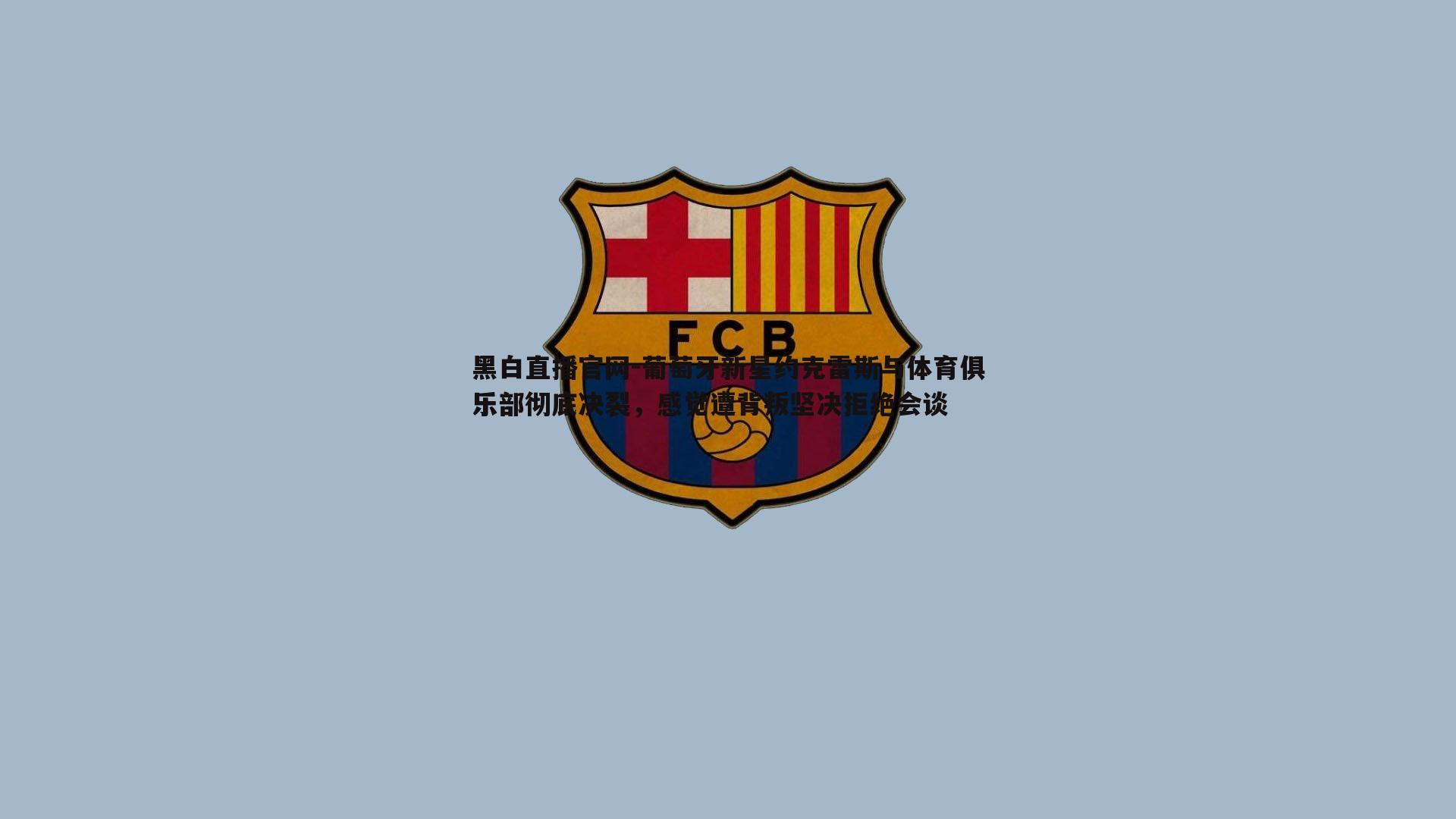 黑白直播官网-葡萄牙新星约克雷斯与体育俱乐部彻底决裂，感觉遭背叛坚决拒绝会谈-第1张图片-黑白直播官网